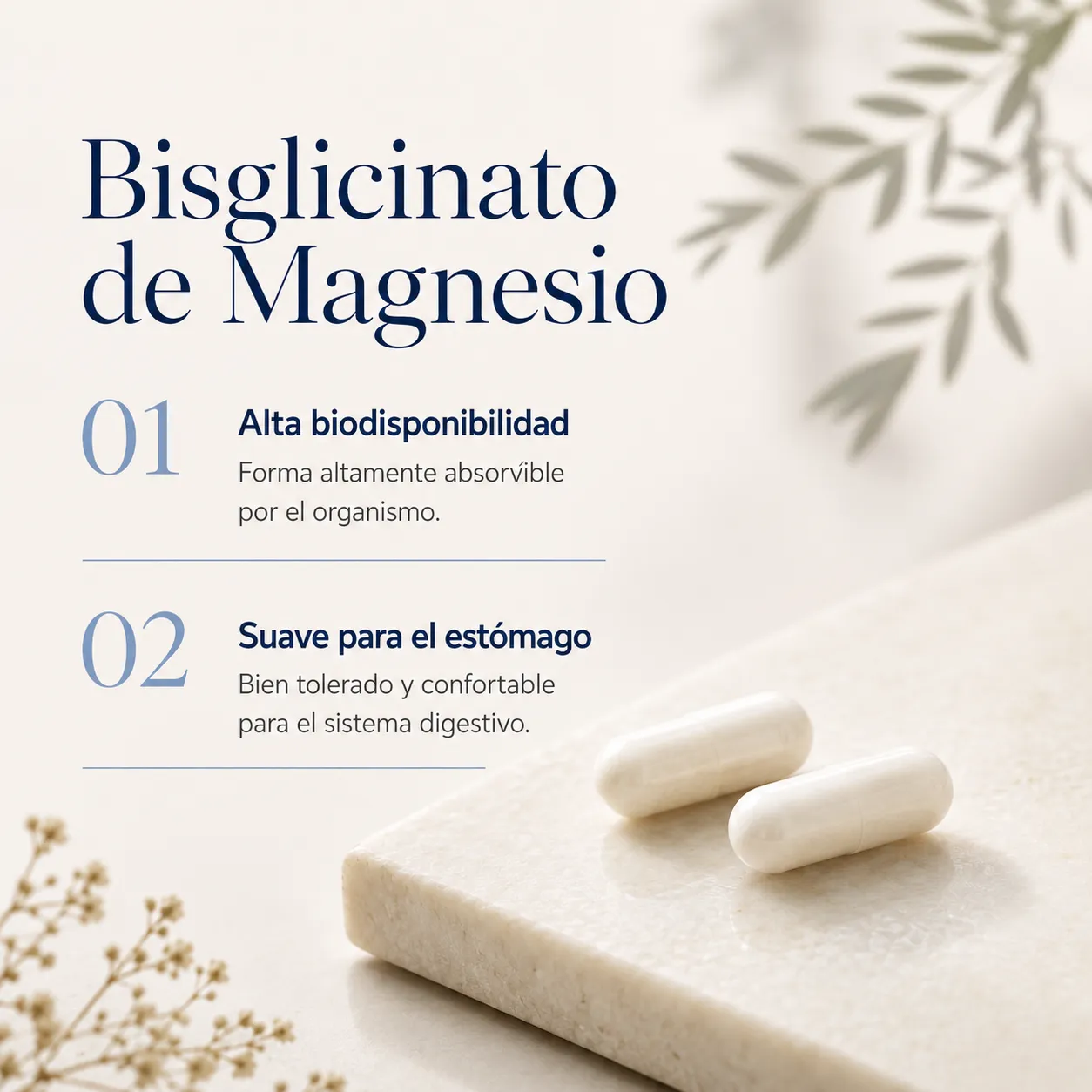 Magnésio Bisglicinato 200mg - Imagen 3
