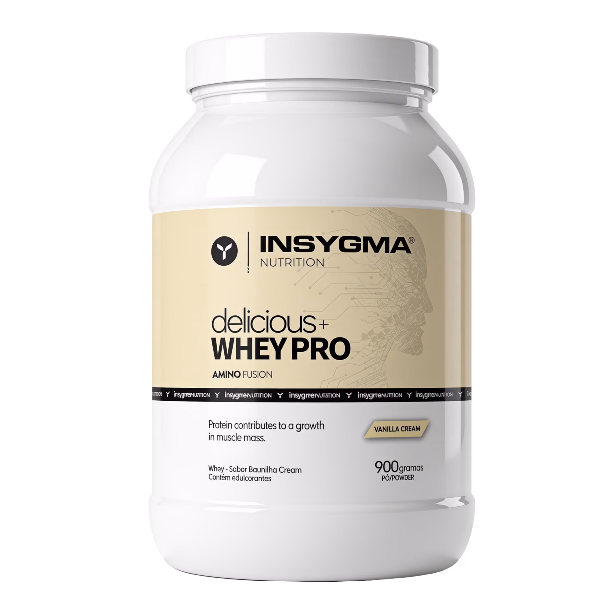 Whey PRO Delicious+ INSYGMA — Crème Vanille